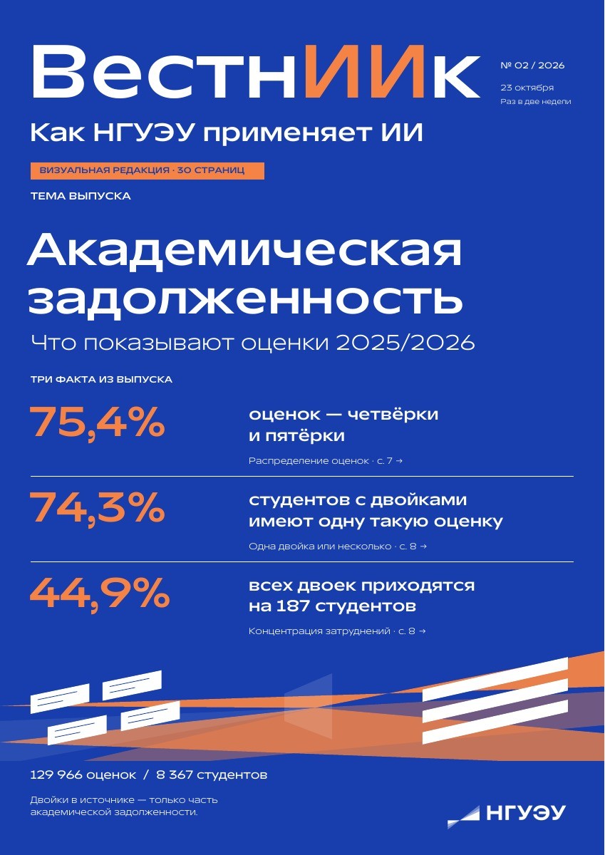 Обложка выпуска №02. Академическая задолженность
